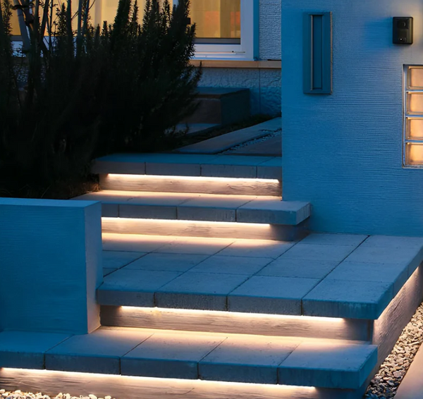 5M 16FT 12V 24v Waterproof Recessed LED Under Tread Stair Lighting Modern Flexible Strip Light