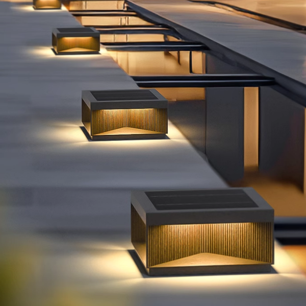 Modern Post Light LED Column Pillar Lamp Fence Deck Cap Light