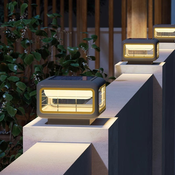 Modern outdoor post light pier mount lights gate column lights