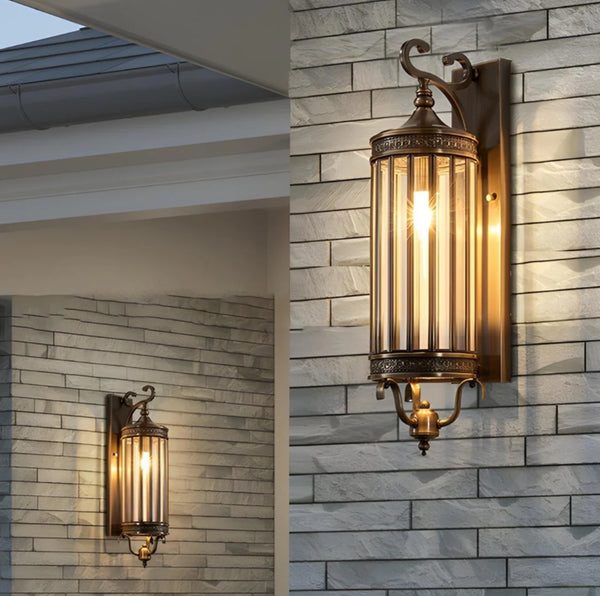 Waterproof Outdoor Vintage Mid Century LED Porch Light Wall Lights
